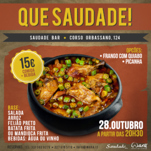 saudade 28/10